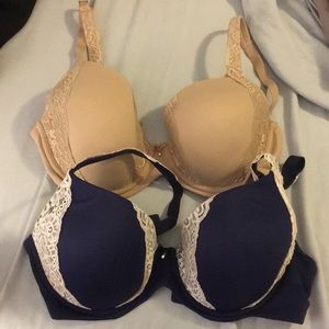 Lot of 2 Soma intimates bras 34DD